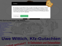 kfz-gutachten-wittich.de Webseite Vorschau