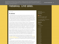 rebekkaundalles.blogspot.com Webseite Vorschau