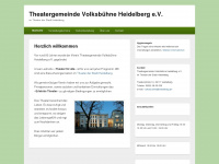 theatergemeinde-heidelberg.de Webseite Vorschau