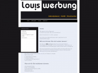louis-werbung.de Webseite Vorschau