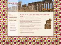 syrienreisen.eu Webseite Vorschau