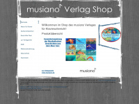 musiano.com Webseite Vorschau