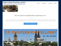 deutzer-kastellfest.de Webseite Vorschau
