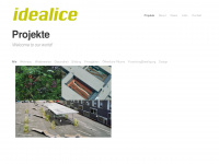 idealice.com Webseite Vorschau