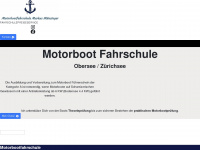 motorbootfahrschule-münz.ch Webseite Vorschau