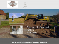pflaster-strassen-tiefbau.de Webseite Vorschau