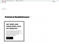 polsterei-buddelmeyer.de Webseite Vorschau