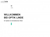 optik-linde.com Webseite Vorschau