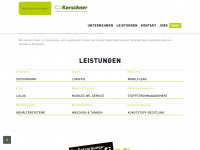 kerschner-umweltservice.at Webseite Vorschau