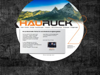hauruck.ch Webseite Vorschau