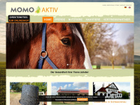 momo-aktiv.at Webseite Vorschau