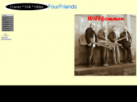fourfriends-band.de Webseite Vorschau