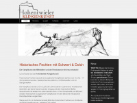 hohentwieler-klingenkunst.de Webseite Vorschau