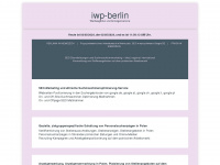 iwp-berlin.info Webseite Vorschau