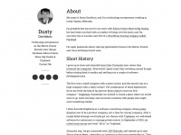 dustyd.net Webseite Vorschau