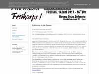 gegen-freikorps.blogspot.com Webseite Vorschau