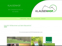 klausenhof.net Webseite Vorschau