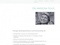angelika-filius.de Webseite Vorschau