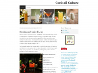 cocktailculture.wordpress.com Webseite Vorschau