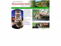rosentuermli.ch Webseite Vorschau
