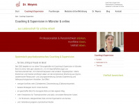 coaching-supervision.drweyers.de Webseite Vorschau