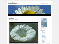 weisseblumen.wordpress.com Webseite Vorschau