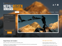 nepal-trek-tours.de Webseite Vorschau