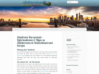 stadtreise.net Webseite Vorschau