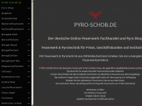 pyro-schob.de Webseite Vorschau