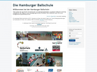 hamburgerballschule.de Webseite Vorschau