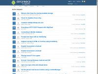 androidsnippets.com Webseite Vorschau