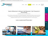 workout-wasserwelt.de Webseite Vorschau