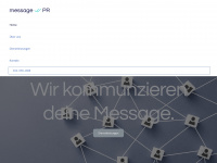 message-pr.de Webseite Vorschau
