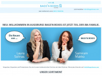 bagsnboxes.com Webseite Vorschau