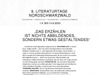 literaturtage.info Webseite Vorschau