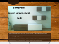 schreinerei-luetzelschwab.de Webseite Vorschau