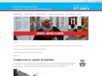 jewishhistoryamsterdam.com Webseite Vorschau