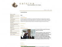 calcina.ch Webseite Vorschau