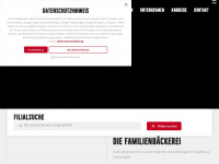 baeckerei-lange.de Webseite Vorschau