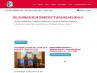 sportaerzteverband-hessen.de Webseite Vorschau
