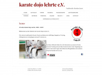 karate-dojo-lehrte.de Webseite Vorschau