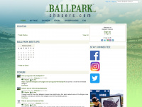ballparkchasers.com Webseite Vorschau