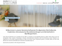 zahnarzt-bad-mergentheim.de Webseite Vorschau