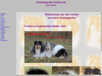 orankegarten-collies.de Webseite Vorschau
