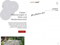 zappe.at Webseite Vorschau