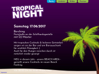 tropical-night.de Webseite Vorschau