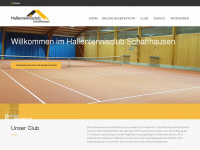 hallentennisclub-sh.ch Webseite Vorschau