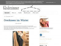 kleiderzimmer.blogspot.com Webseite Vorschau