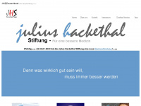 julius-hackethal-stiftung.org Webseite Vorschau