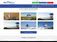 balony.eu Webseite Vorschau